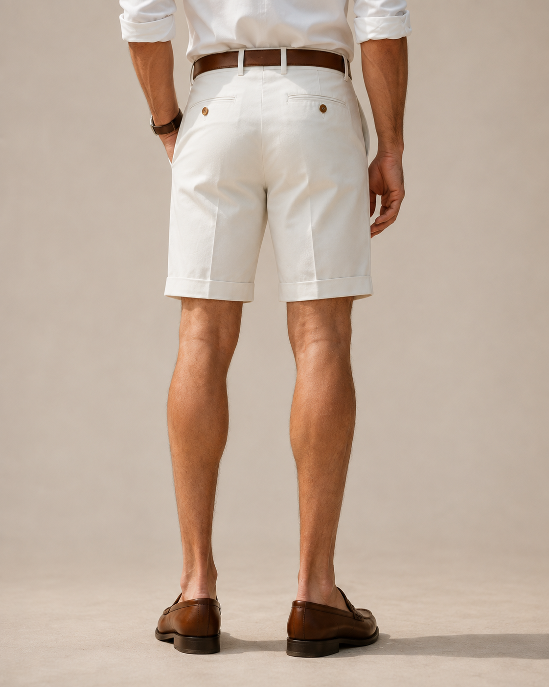 Moretti Milano | Marco™ | Pantaloncini Sartoriali Plissé da Uomo