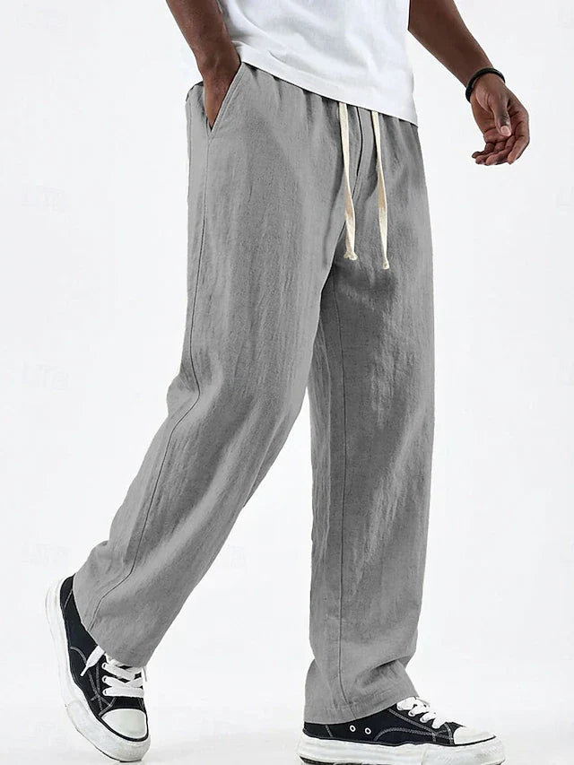Zalecta | Pantaloni in Lino Leggeri