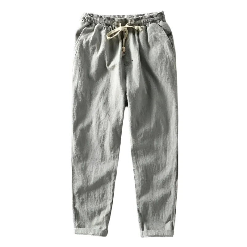 Zalecta | Pantaloni Leggeri in Lino