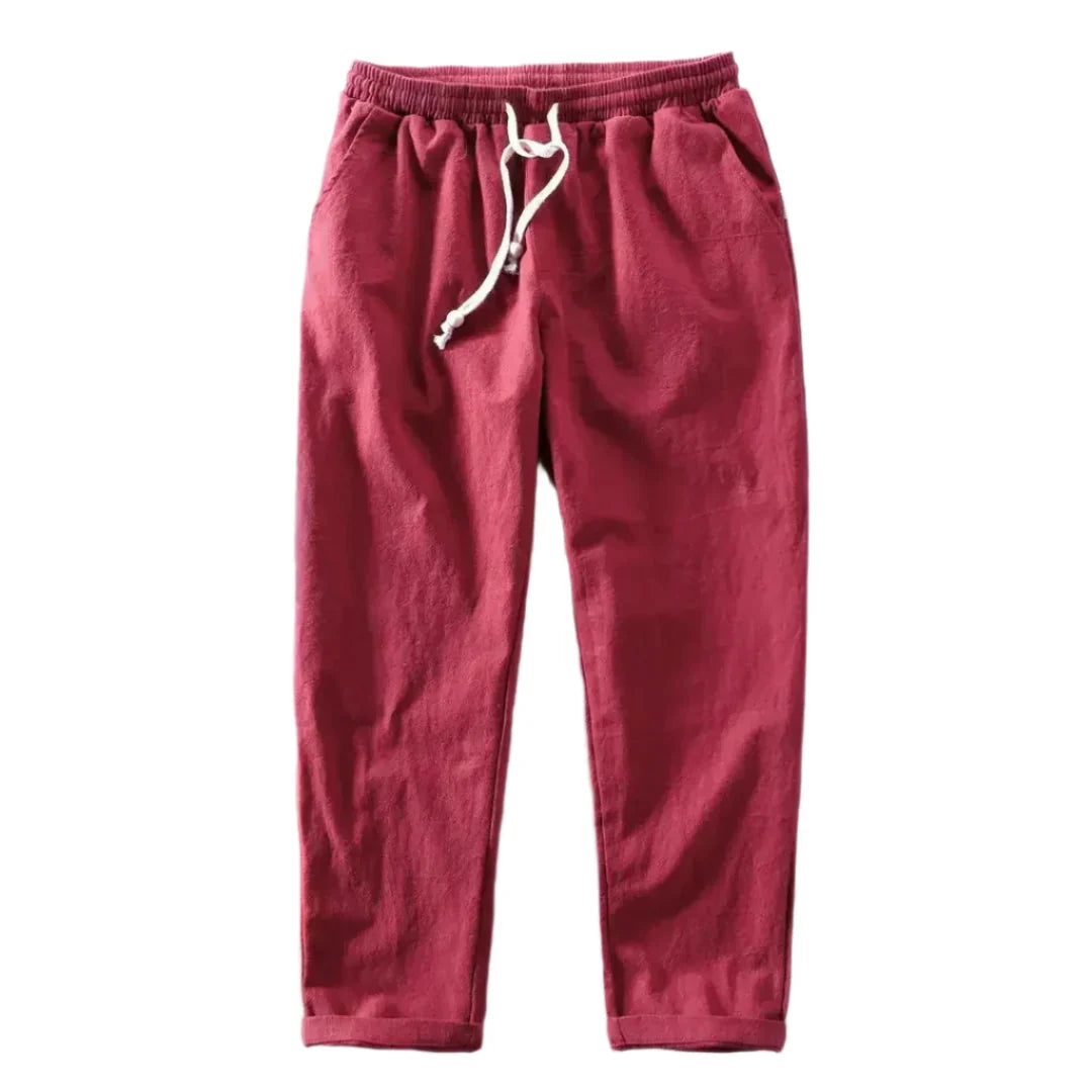 Zalecta | Pantaloni Leggeri in Lino
