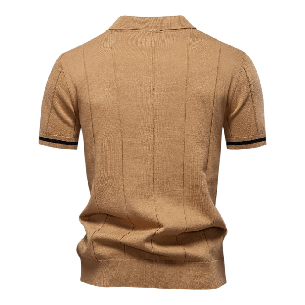 Tobias | Polo Knit Verticale
