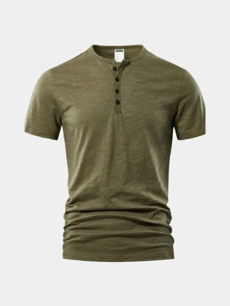 Adam | Camicia Henley Premium