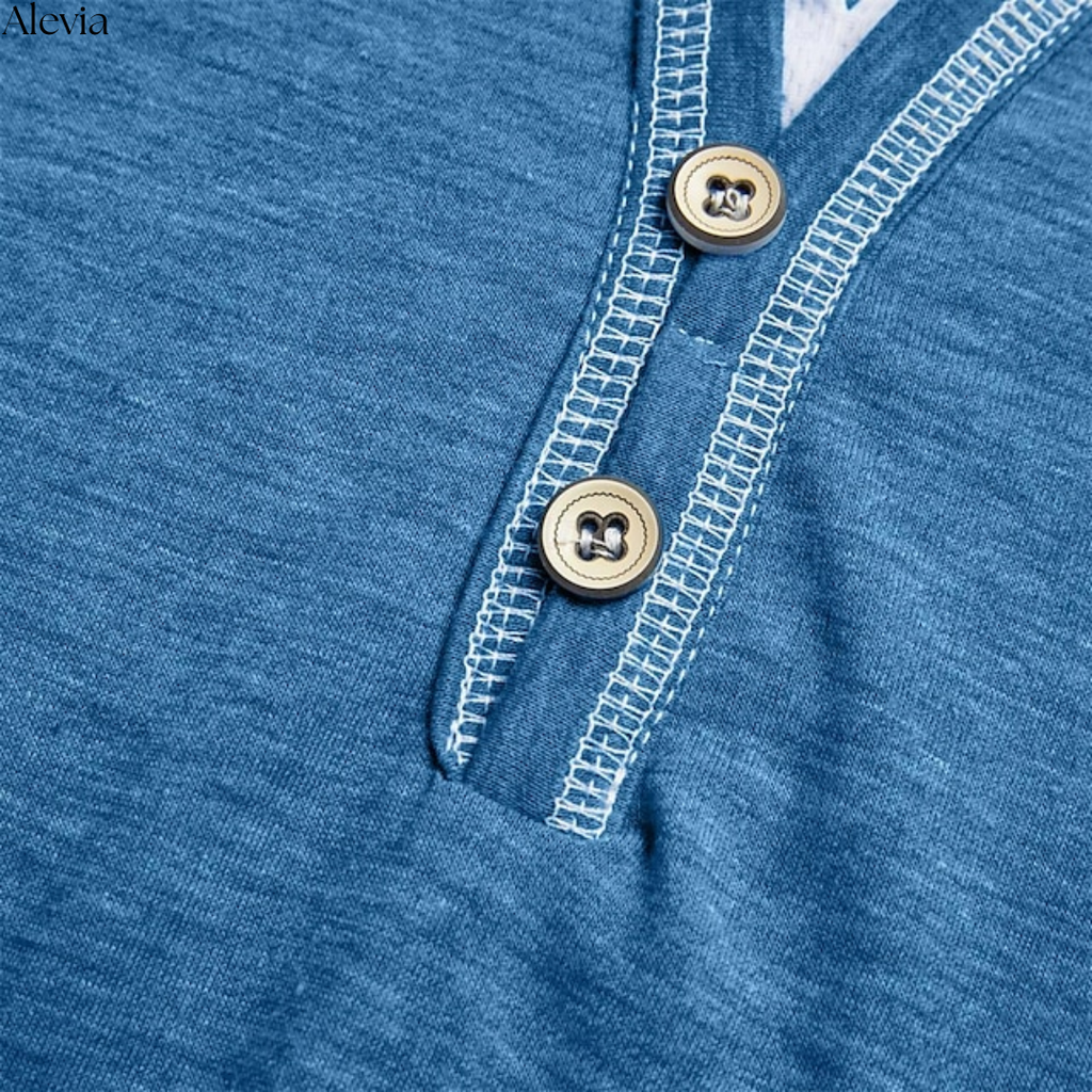 Finn | T-shirt Henley Elegante
