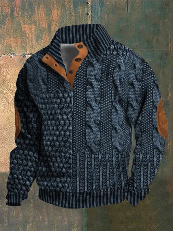 Maglione Vintage André per Uomini - Pullover Retro Classico