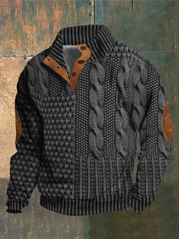 Maglione Vintage André per Uomini - Pullover Retro Classico