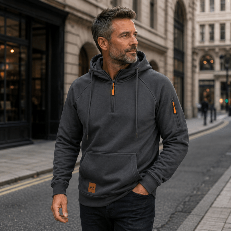 Mathieu | Felpa con zip Premium
