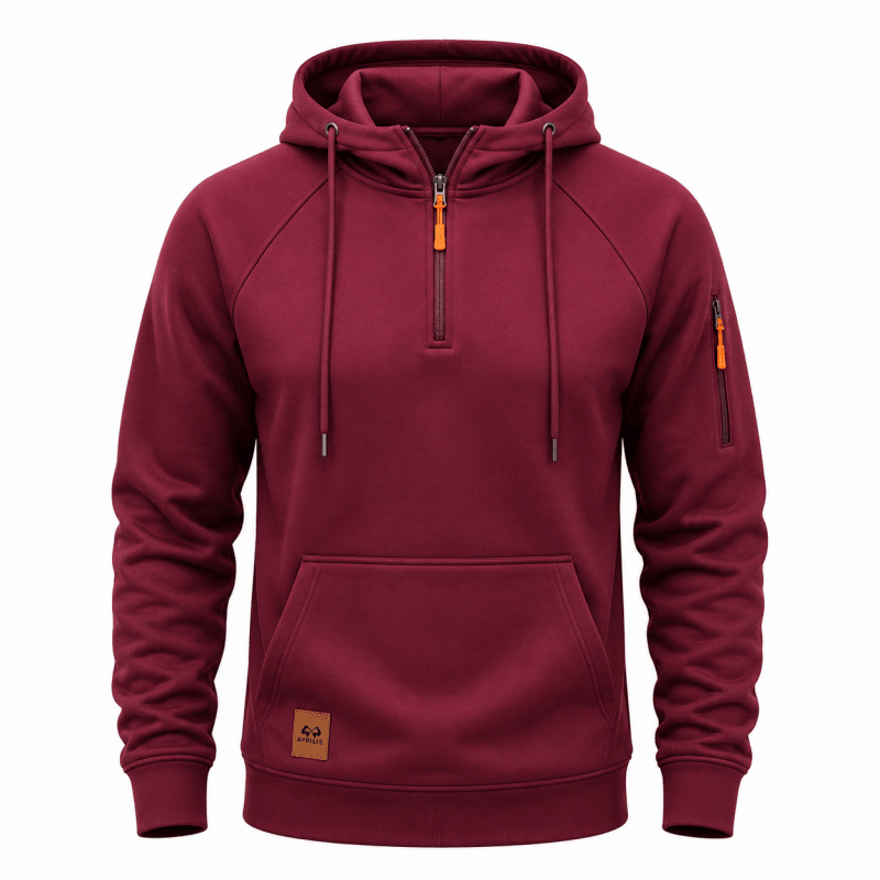 Mathieu | Felpa con zip Premium