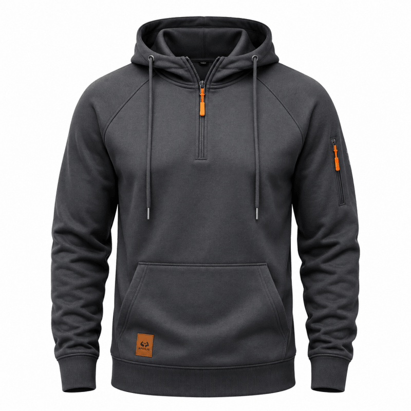 Mathieu | Felpa con zip Premium