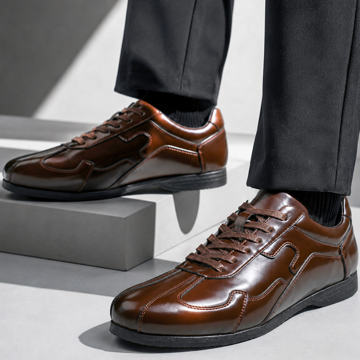 Hendrik | Sneakers in pelle per uomini