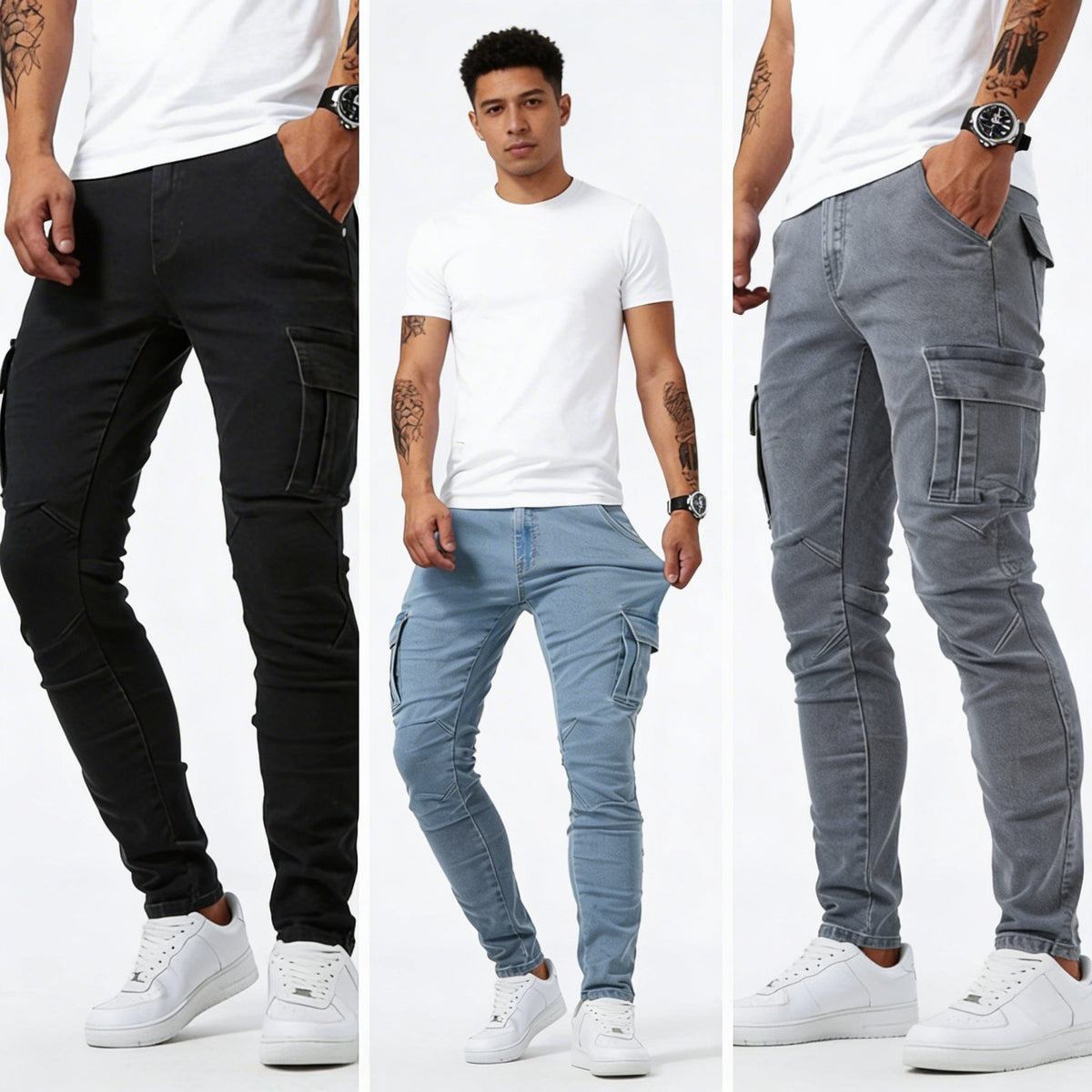 Brent | Jeans Cargo Moderni