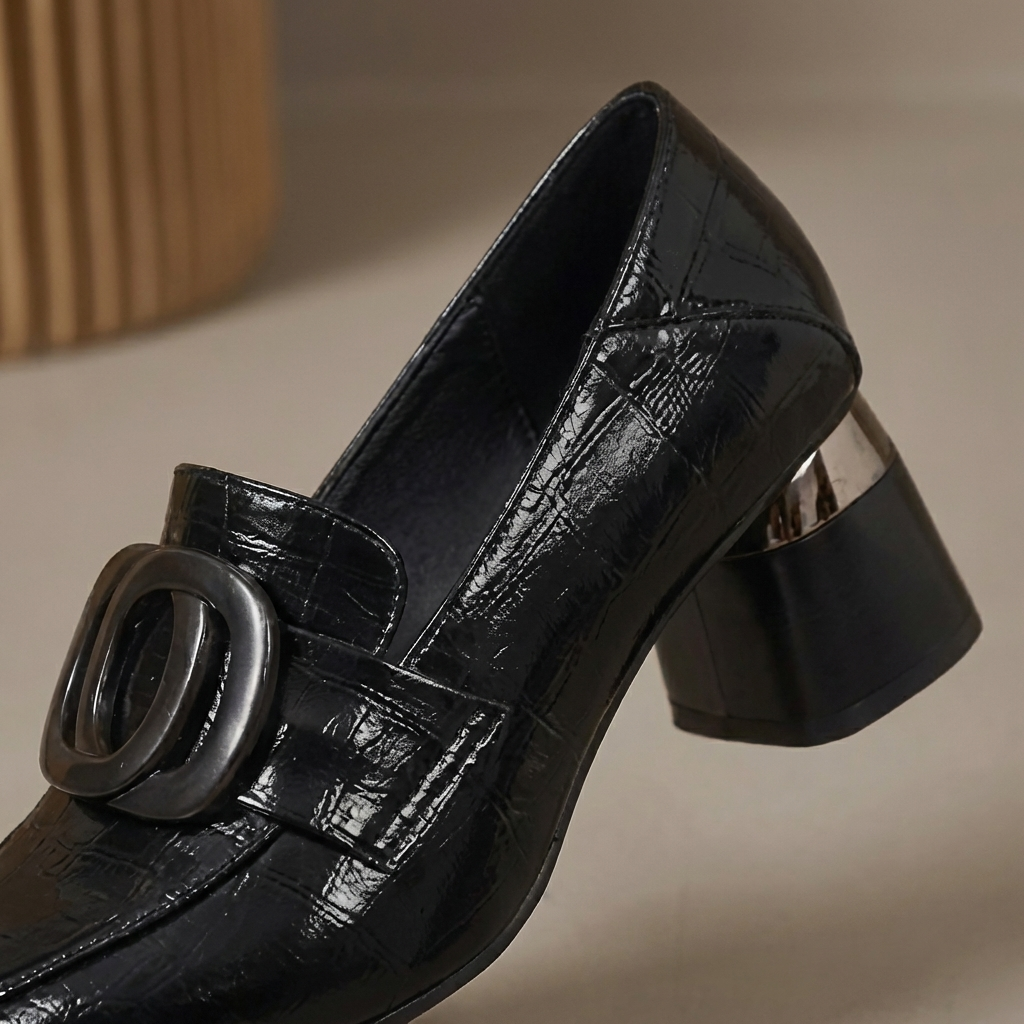 Valora Leder Loafer Tacco