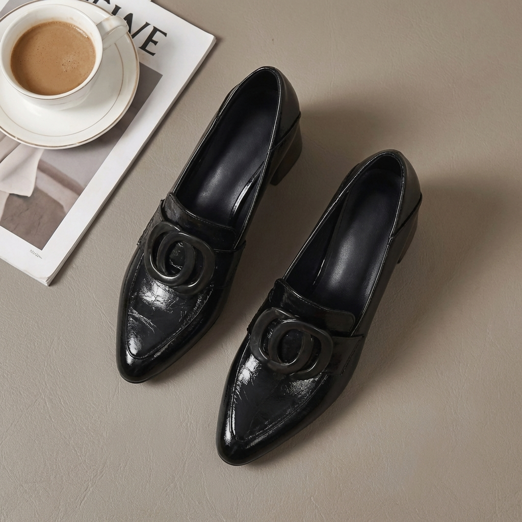 Valora Leder Loafer Tacco