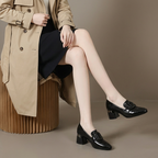 Valora Leder Loafer Tacco