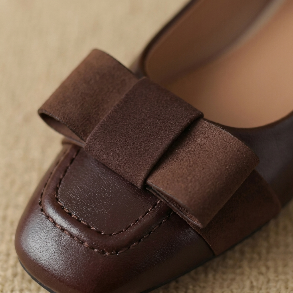 Ballerine in Pelle Camille Bogen