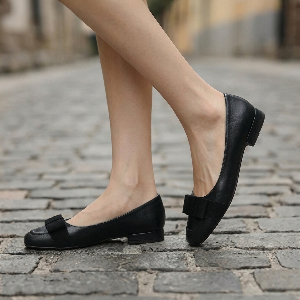 Ballerine in Pelle Camille Bogen