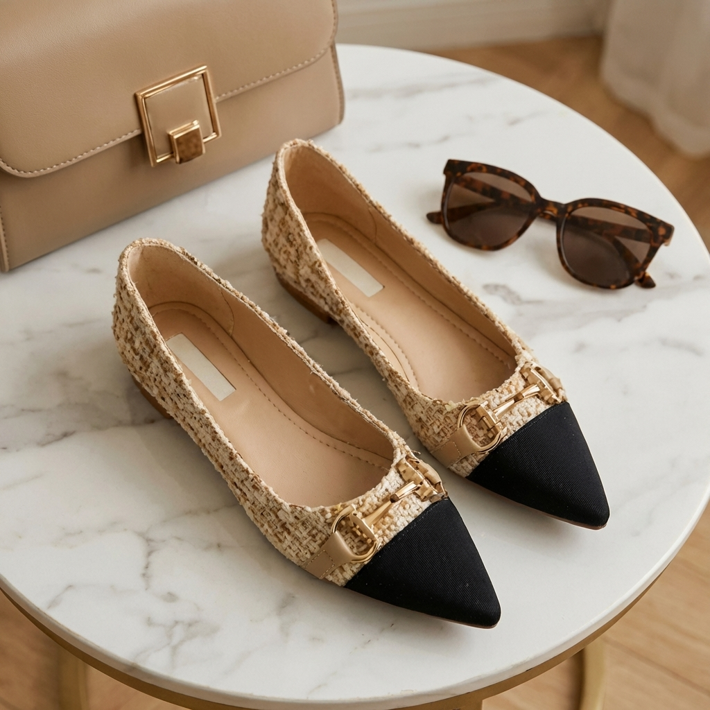 Ballerine Verona in Tweed