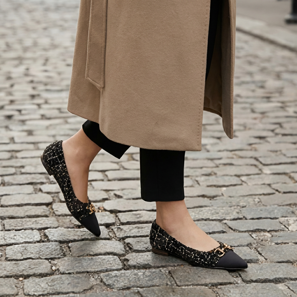 Ballerine Verona in Tweed