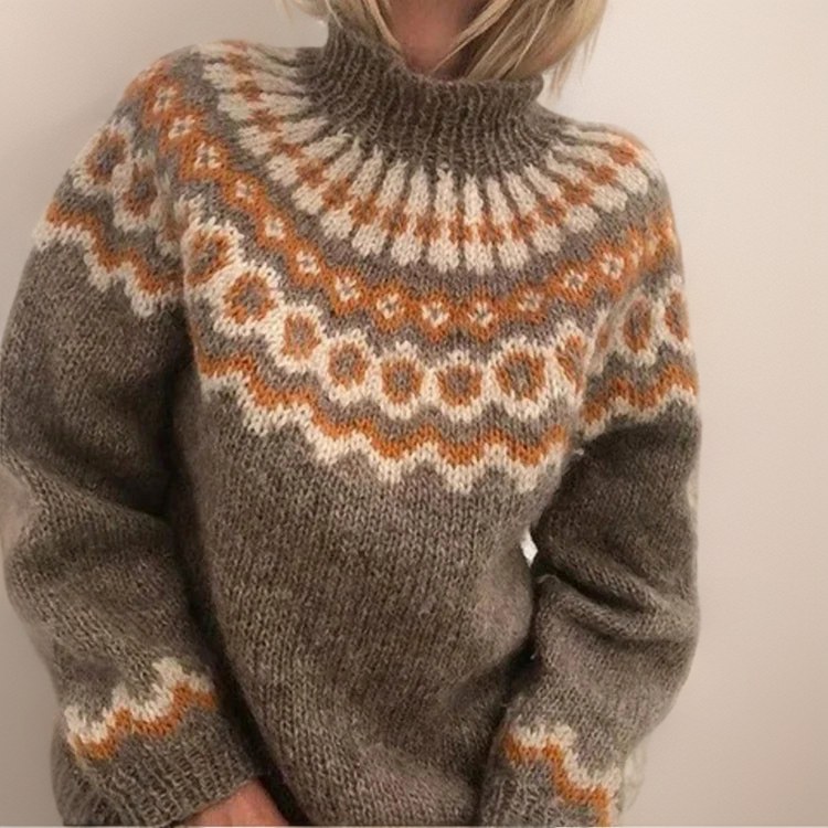 Sylvia™| Maglione elegante a collo alto