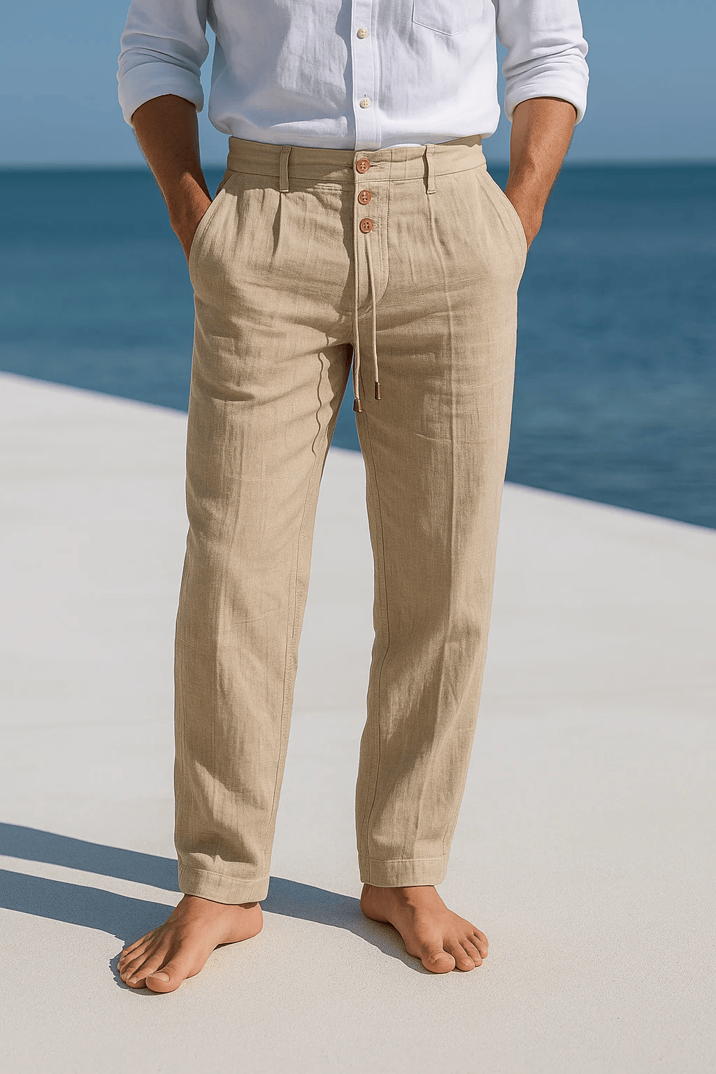 Porto | Pantaloni in Lino Casual