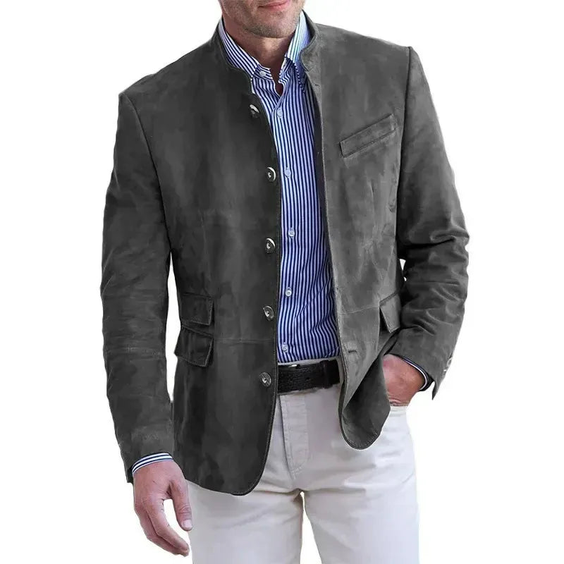Julius | Blazer in Look Suede di Lusso