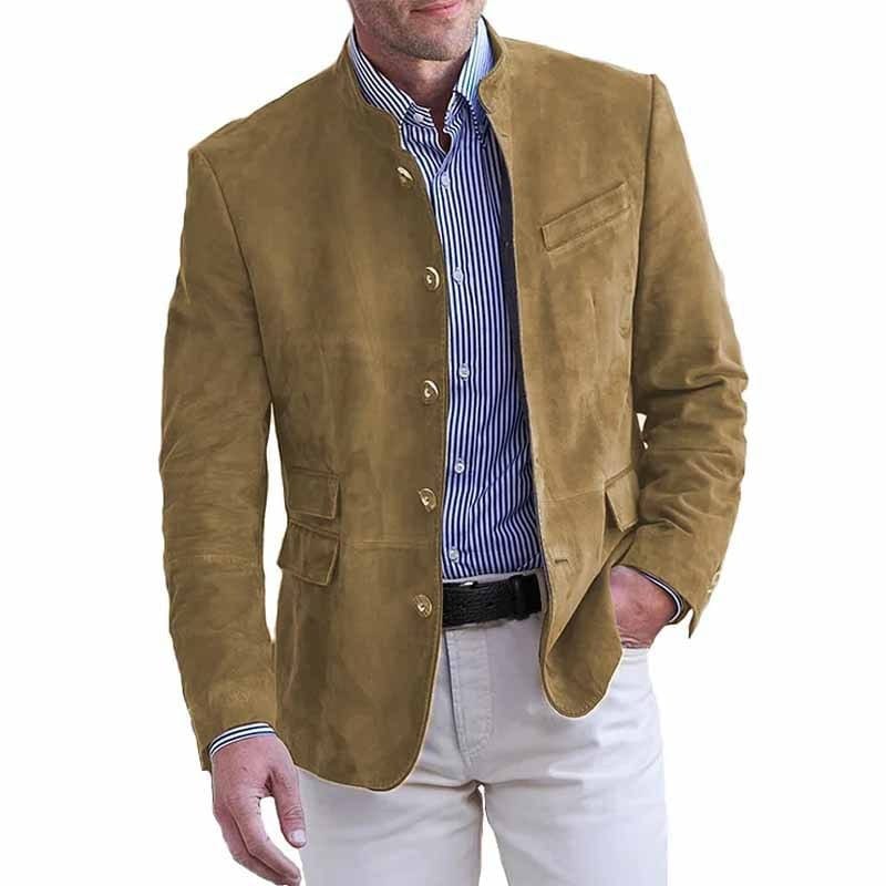 Julius | Blazer in Look Suede di Lusso