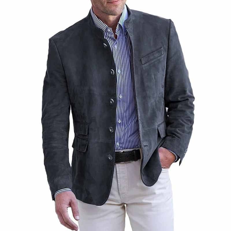 Julius | Blazer in Look Suede di Lusso