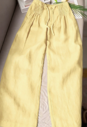 Isabelle | Pantaloni fluidi a gamba larga
