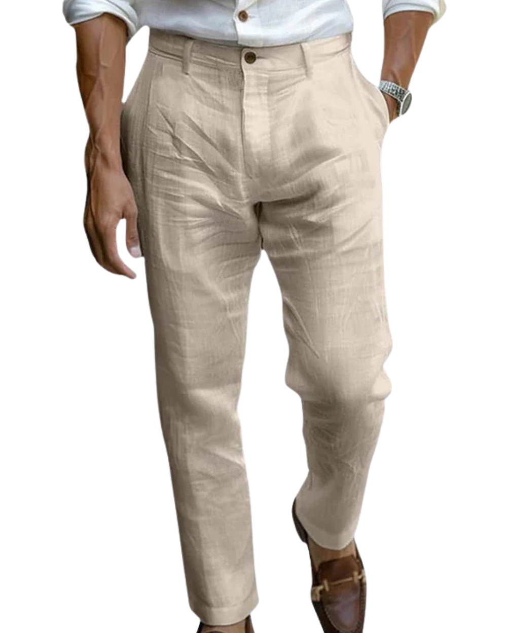 Ivo | Pantaloni Leggeri in Lino