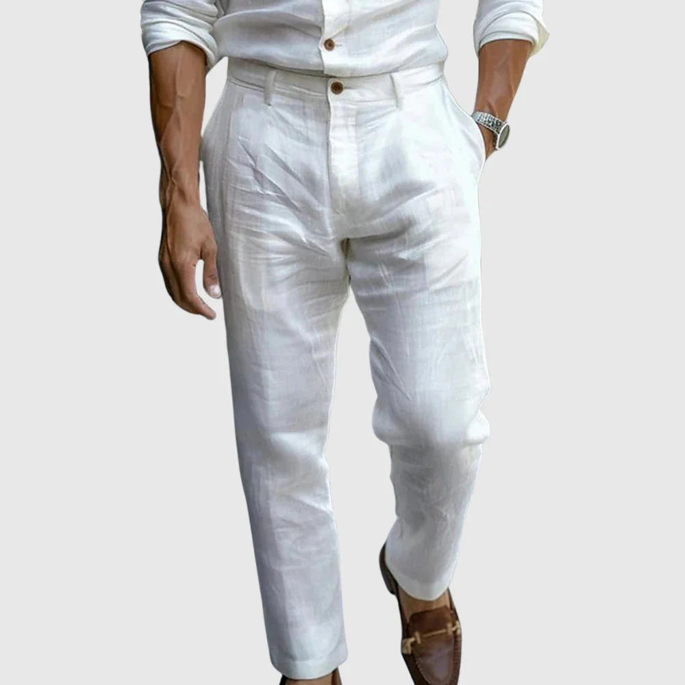 Ivo | Pantaloni Leggeri in Lino