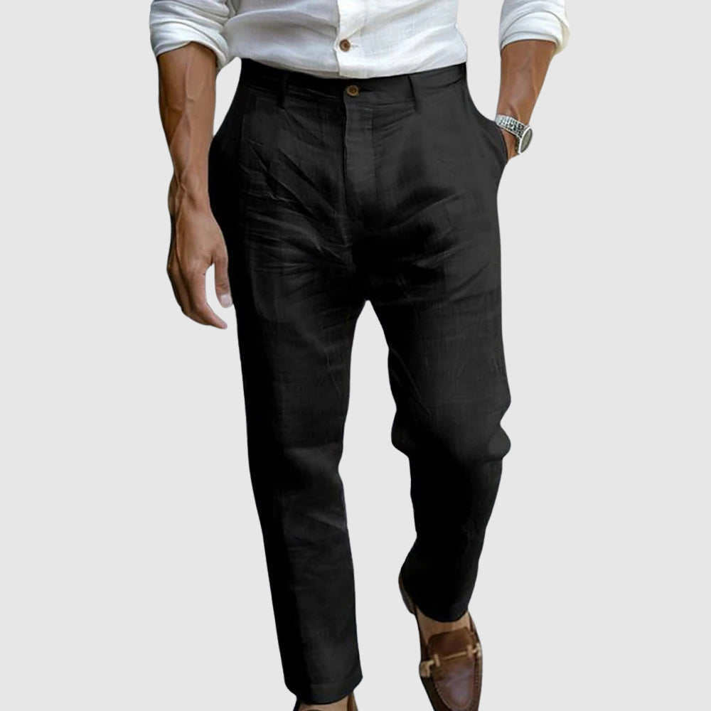 Ivo | Pantaloni Leggeri in Lino