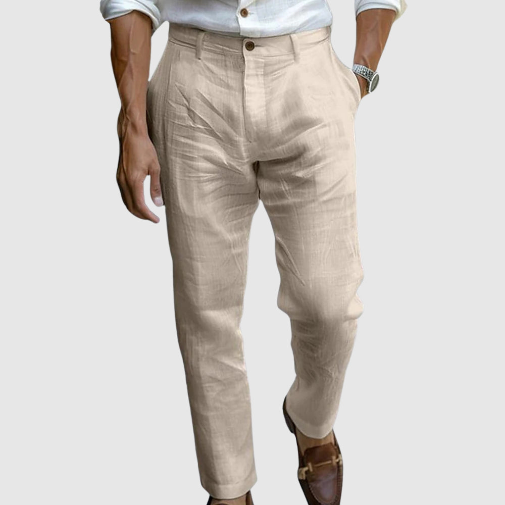 Ivo | Pantaloni Leggeri in Lino