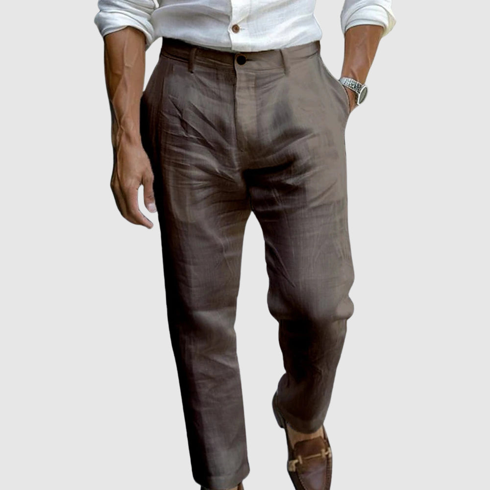 Ivo | Pantaloni Leggeri in Lino