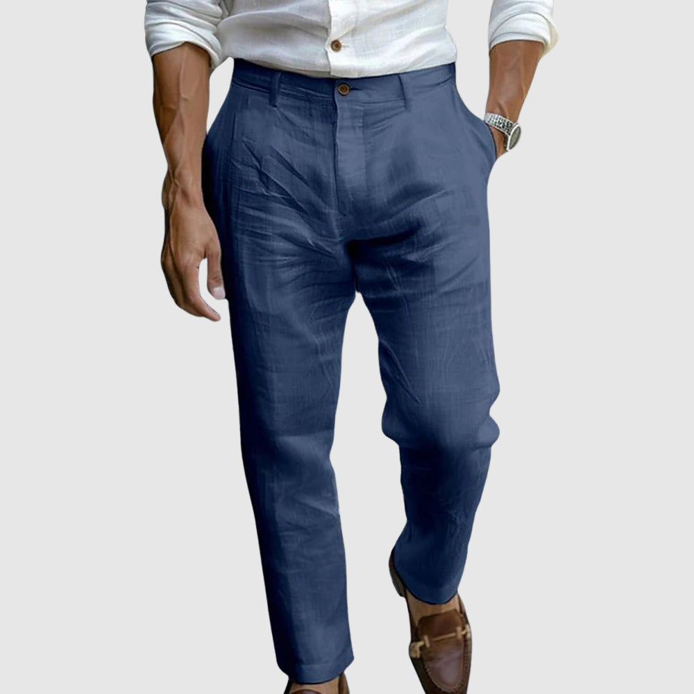 Ivo | Pantaloni Leggeri in Lino