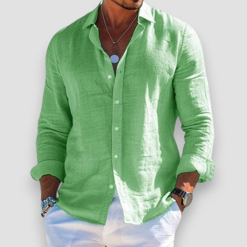 Benoit | Camicia Estiva in Lino Leggera