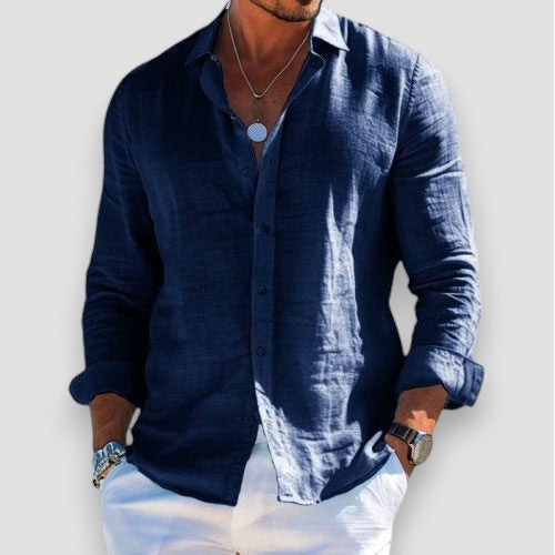 Benoit | Camicia Estiva in Lino Leggera