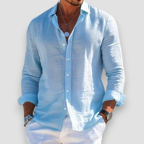 Benoit | Camicia Estiva in Lino Leggera