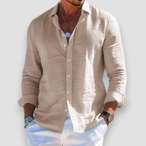 Benoit | Camicia Estiva in Lino Leggera