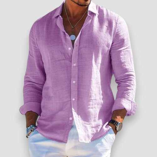 Benoit | Camicia Estiva in Lino Leggera