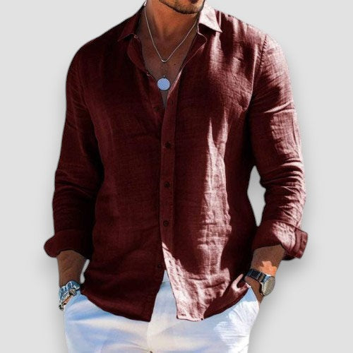 Benoit | Camicia Estiva in Lino Leggera