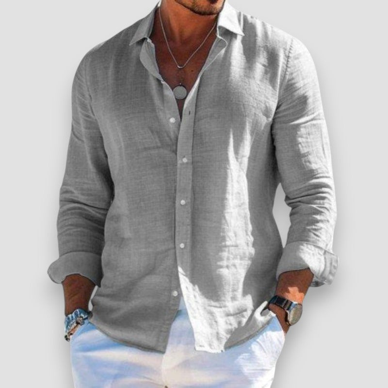 Benoit | Camicia Estiva in Lino Leggera