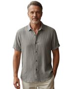 Jef | Camicia di Lino Lusso a Maniche Corte