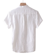 Jef | Camicia di Lino Lusso a Maniche Corte