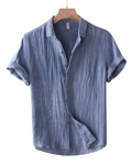 Jef | Camicia di Lino Lusso a Maniche Corte