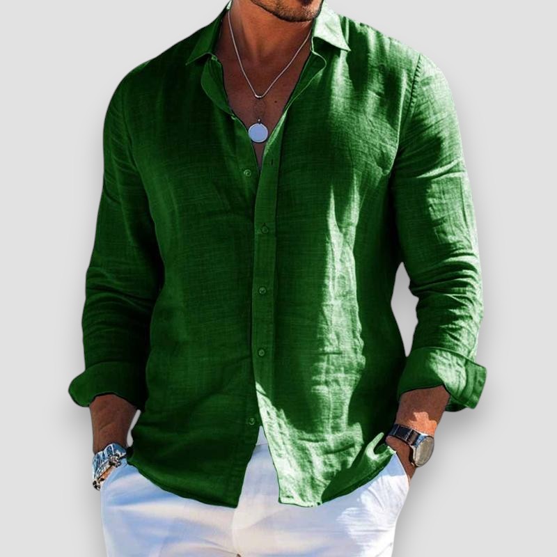 Benoit | Camicia Estiva in Lino Leggera