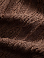 Camicia Cubana Jacquard Geometrico