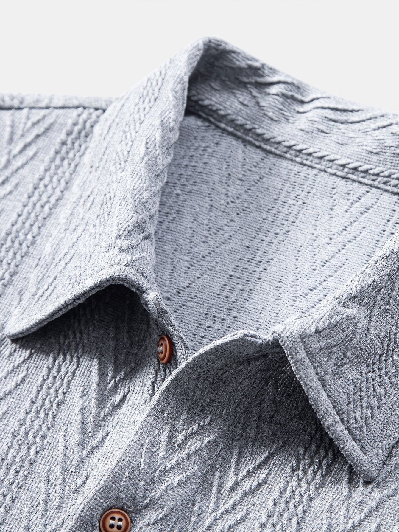 Polo Jacquard Geometrico In Maglia