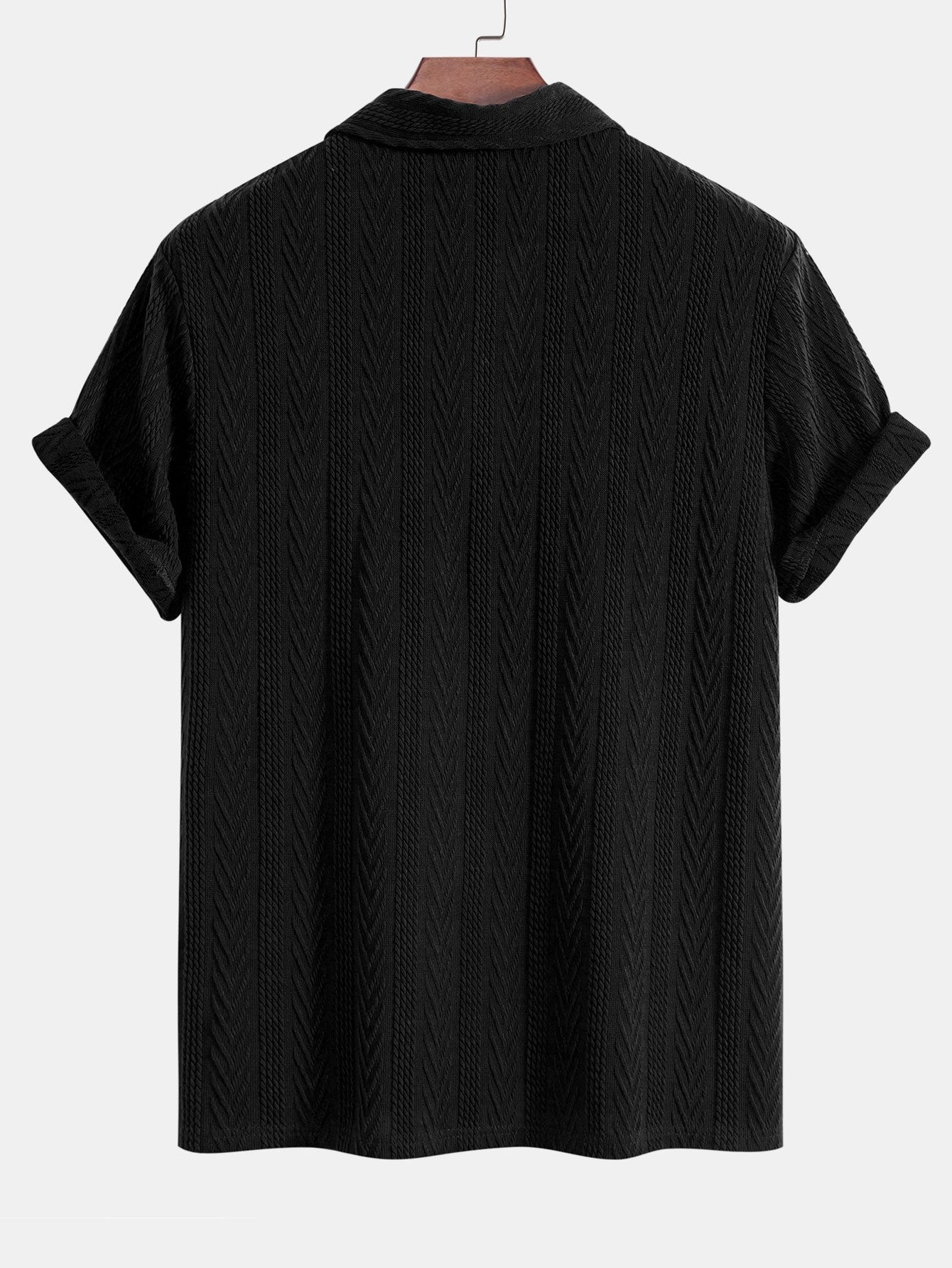 Polo Jacquard Geometrico In Maglia