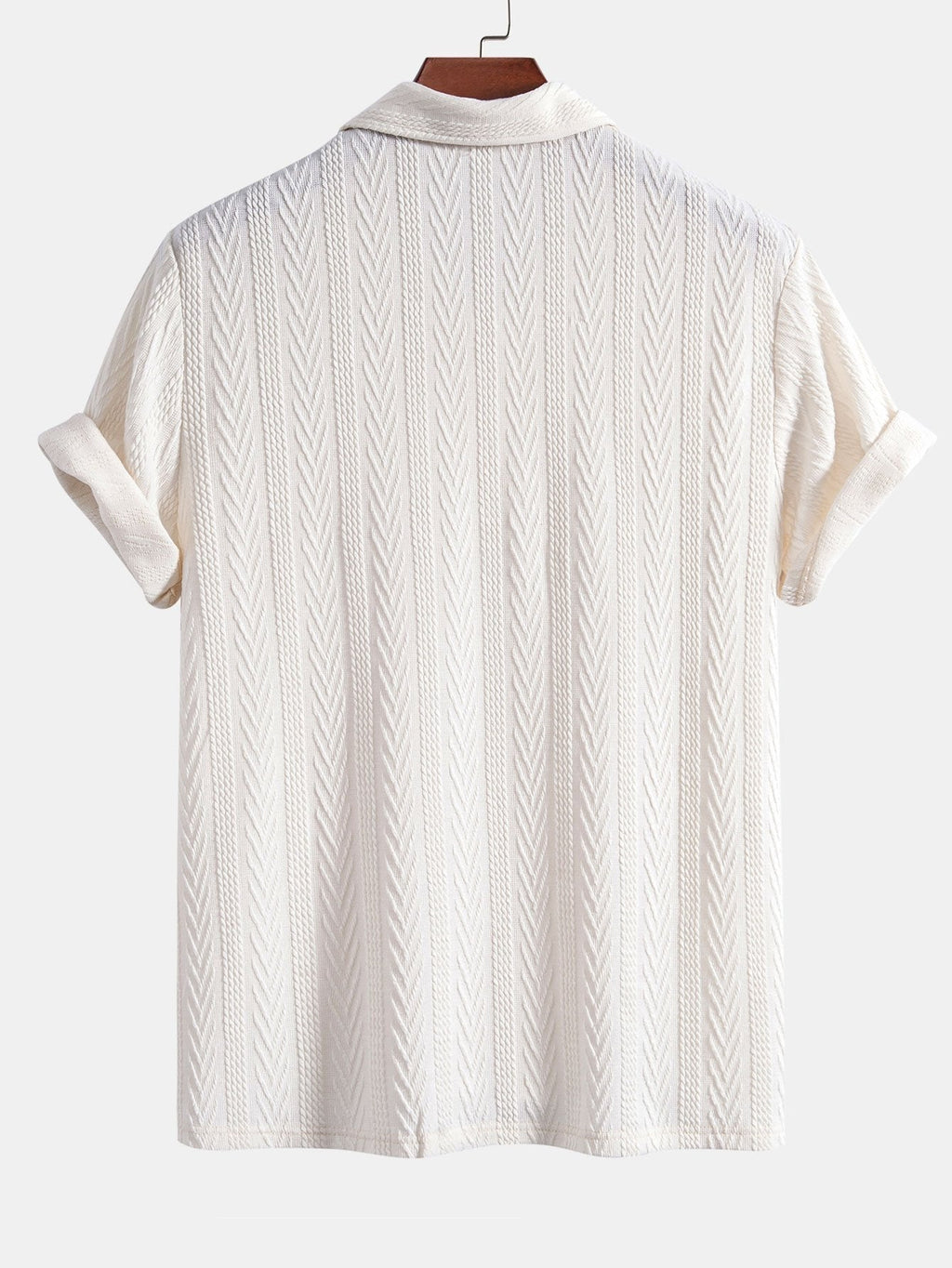 Polo Jacquard Geometrico In Maglia