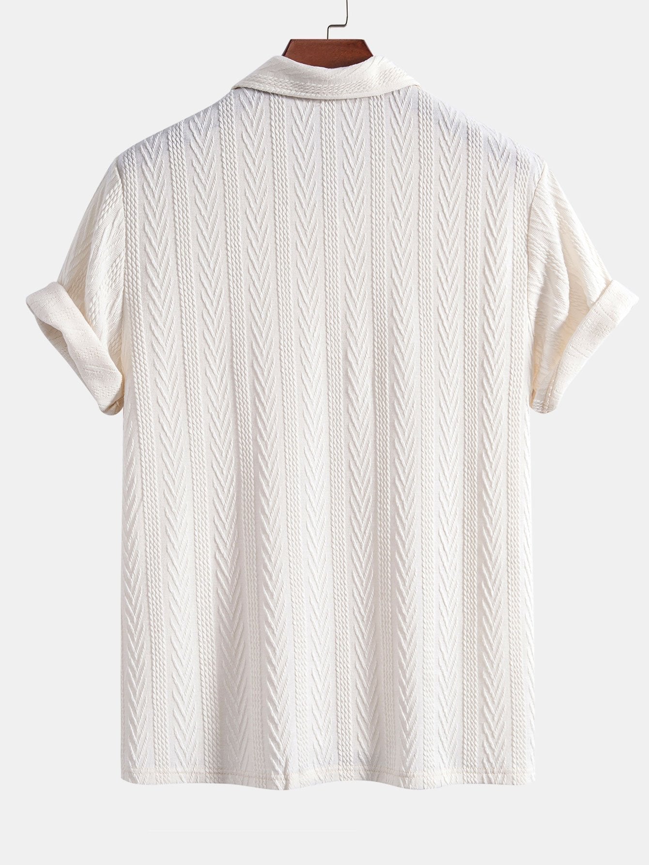 Polo Jacquard Geometrico In Maglia