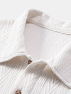 Polo Jacquard Geometrico In Maglia